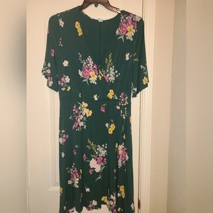 Faux Wrap Dress
